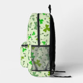 Shamrocks Muzieknoten Bedrukte Rugzak (Rechts)