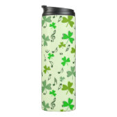 Shamrocks Muzieknoten Thermosbeker (Geroteerd rechts)