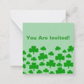 Shamrocks Note Cards Notitiekaartje (Voorkant)