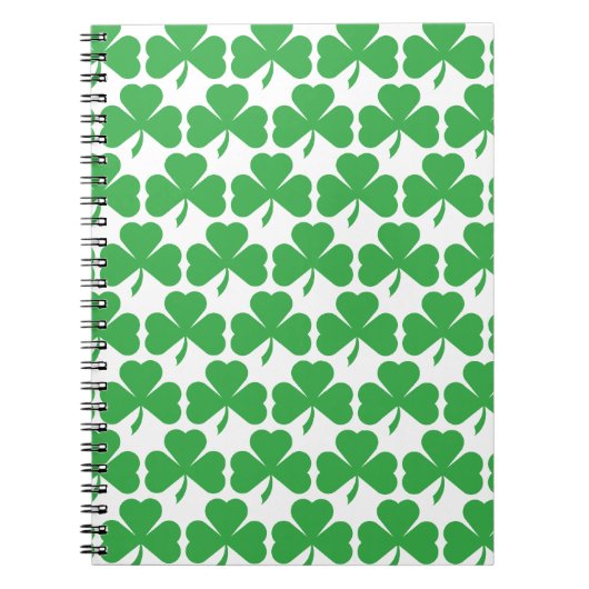 SHAMROCKS! NOTITIEBOEK (Voorkant)