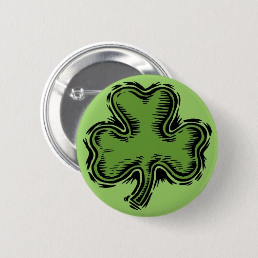 Shamrocks of Ireland Button (Voorkant /achterkant)