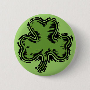Shamrocks of Ireland Button