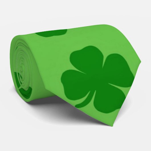 Shamrocks O'Galore Stropdas (Opgerold)