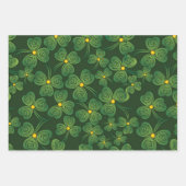 Shamrocks ontkoppelen ontwerppapiersets inpakpapier vel (Voorkant 3)