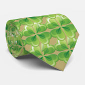 Shamrocks op Gold Irish St. Patrick Stropdas Weddi (Opgerold)