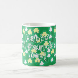 Shamrocks op St. Patrick's Day Koffiemok