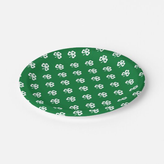 Shamrocks Papieren Bordje (Gekanteld)