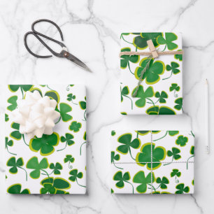Shamrocks — Papierplaten voor onmiddellijke verpak Inpakpapier Vel