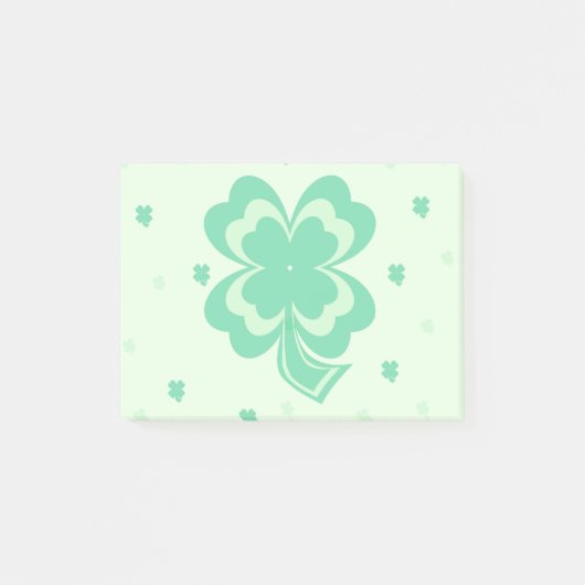 Shamrocks Pattern Post It Notes (Voorkant)