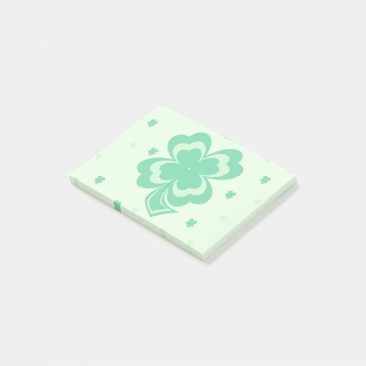 Shamrocks Pattern Post It Notes (Schuin)