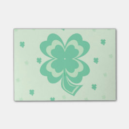 Shamrocks Pattern Post It Notes