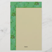 Shamrocks persoonlijke briefpapier (Achterkant)
