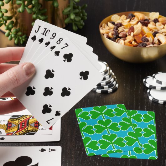 Shamrocks Pokerkaarten (Insitu)