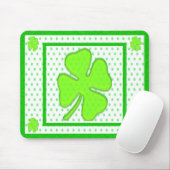 Shamrocks & Polka Dots - Muismat (Met muis)