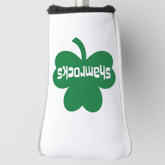 Shamrocks Putter Hoesje Golfheadcover (Draai 90)
