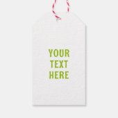 Shamrocks Rainbows Waterverf ST PATRICKS DAG Cadeaulabel (Achterkant)