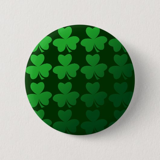 Shamrocks Ronde Button 5,7 Cm (Voorkant)