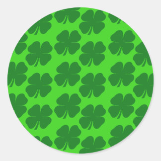 Shamrocks Ronde Sticker