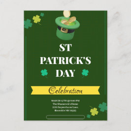 Shamrocks & Shenanigans: een St. Patrick's Day Briefkaart