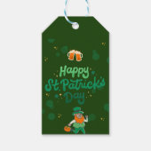 Shamrocks & Shenanigans: een St. Patrick's Day Cadeaulabel (Voorkant)