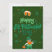 Shamrocks & Shenanigans: een St. Patrick's Day Kaart (Achterkant)