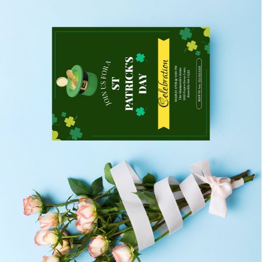 Shamrocks & Shenanigans: een St. Patrick's Day Kaart