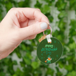 Shamrocks & Shenanigans: een St. Patrick's Day Sleutelhanger