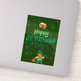 Shamrocks & Shenanigans: een St. Patrick's Day Sticker