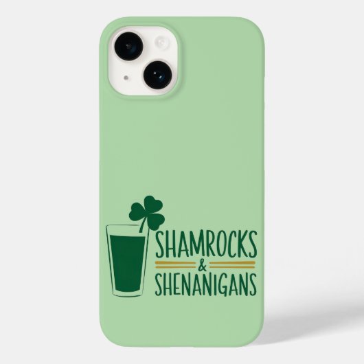 Shamrocks & Shenanigans: St. Patrick's Day Design Case-Mate iPhone Case (Achterkant)