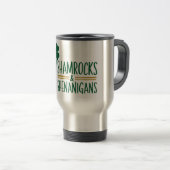 Shamrocks & Shenanigans: St. Patrick's Day Design Reisbeker (Voorkant rechts)