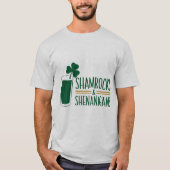 Shamrocks & Shenanigans: St. Patrick's Day Design T-shirt (Voorkant)