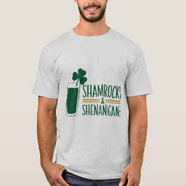 Shamrocks & Shenanigans: St. Patrick's Day Design T-shirt