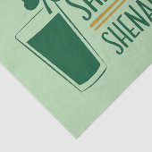 Shamrocks & Shenanigans: St. Patrick's Day Design Tissuepapier (Detail)