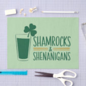 Shamrocks & Shenanigans: St. Patrick's Day Design Tissuepapier (Craft)