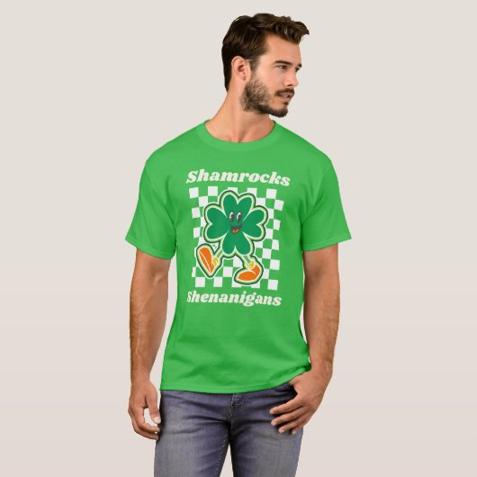 Shamrocks & Shenanigans T-shirt (Voorkant volledig)