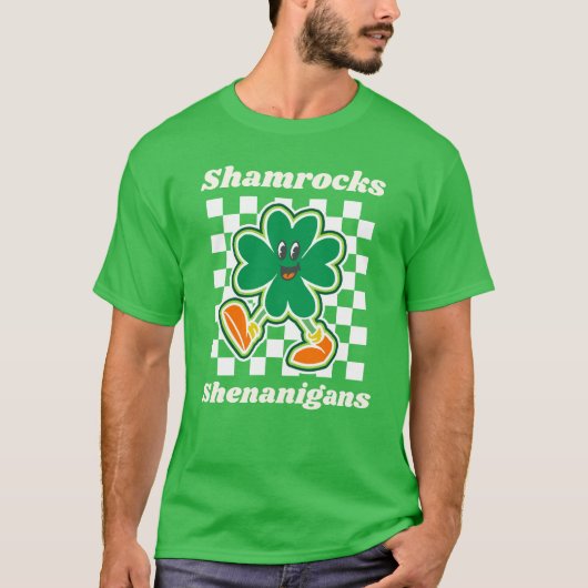 Shamrocks & Shenanigans T-shirt (Voorkant)