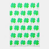Shamrocks St. Patricks Day Green Kitchen Towels Theedoek (Verticaal)