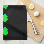 Shamrocks St. Patricks Day Green Kitchen Towels Theedoek (Quarter Fold)