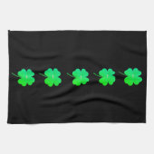 Shamrocks St. Patricks Day Green Kitchen Towels Theedoek (Horizontaal)