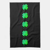 Shamrocks St. Patricks Day Green Kitchen Towels Theedoek (Verticaal)