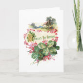 Shamrocks St. Patrick's Day Greetings Feestdagen Kaart (Voorkant)