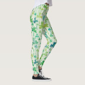Shamrocks St. Patrick's Day Light Green Leggings (Rechts)