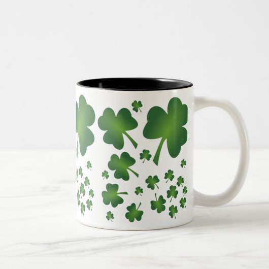 Shamrocks - St Patrick's Day Mok (Rechts)