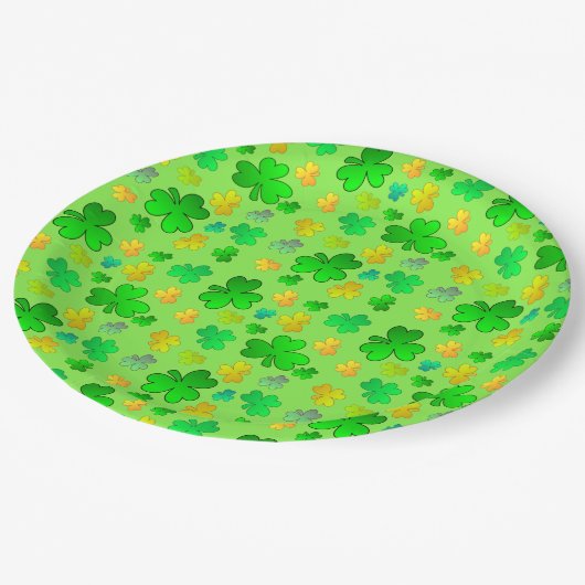 Shamrocks St. Patrick's Day Paper Bord (Gekanteld)
