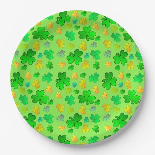 Shamrocks St. Patrick's Day Paper Bord (Voorkant)