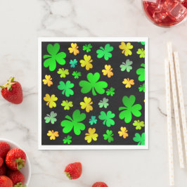 Shamrocks St. Patrick's Day Paper Napkins Servet