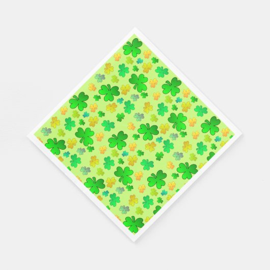 Shamrocks St. Patrick's Day Paper Napkins Servet (Hoek)