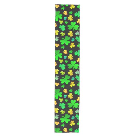 Shamrocks St. Patrick's Day Table Runner Medium Tafelloper (Voorkant)