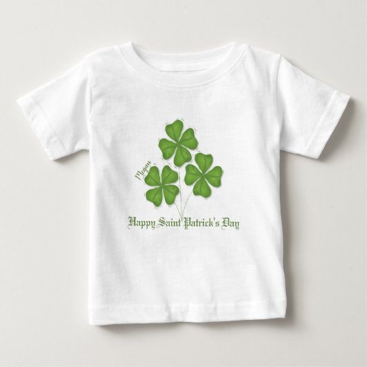 Shamrock's St. Patrick's Day Toddler T-Shirt (Voorkant)