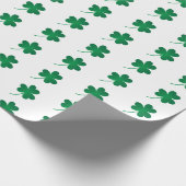 SHAMROCKS/St. Patrick's Wrapping Paper Cadeaupapier (Hoek)